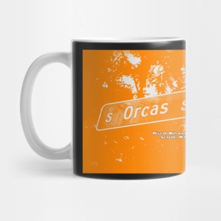 South Orcas Street1 CREME ORANGE Seattle Washington by Mistah Wilson Photography Mug